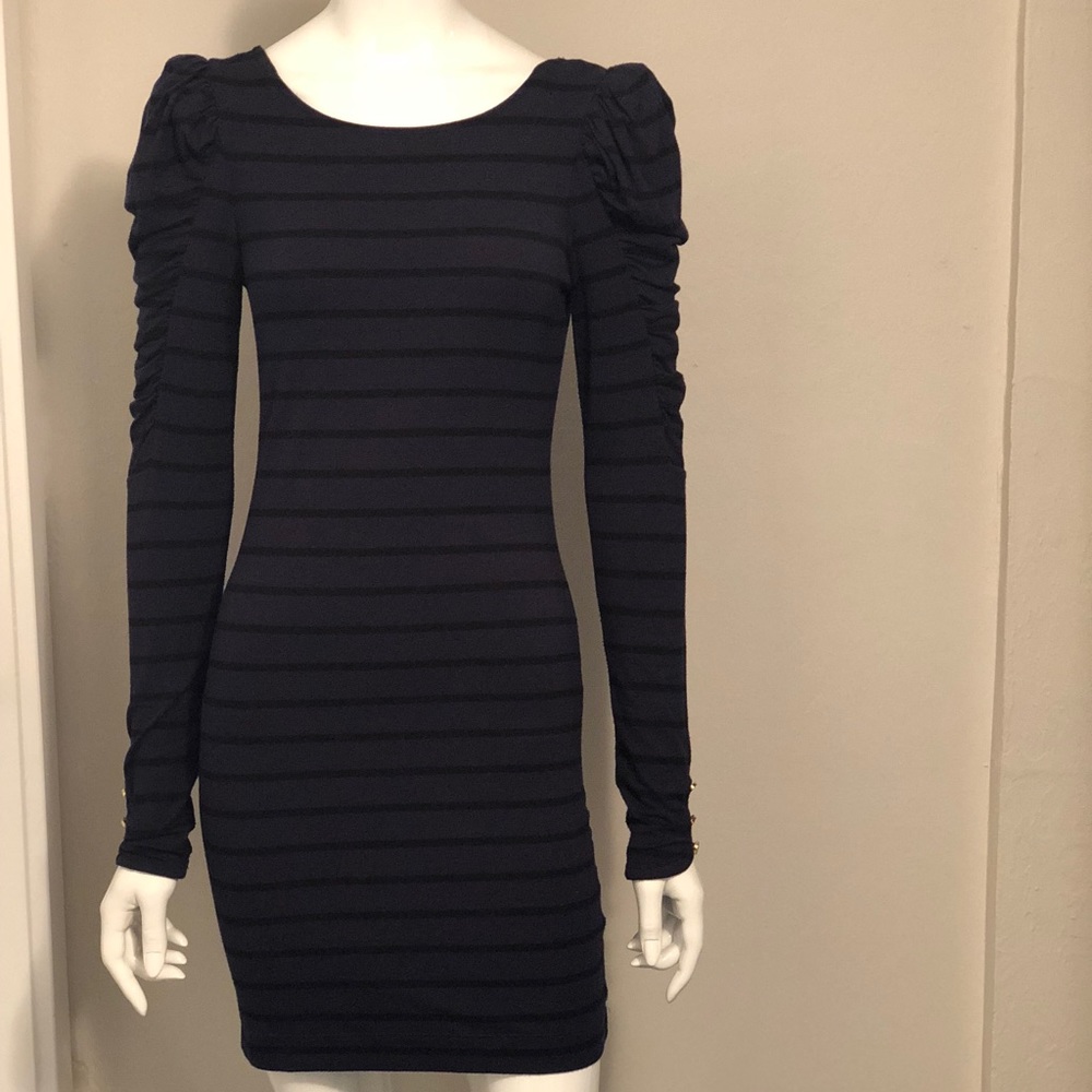Juicy Couture - Rugby Striped Dress (navy/black)